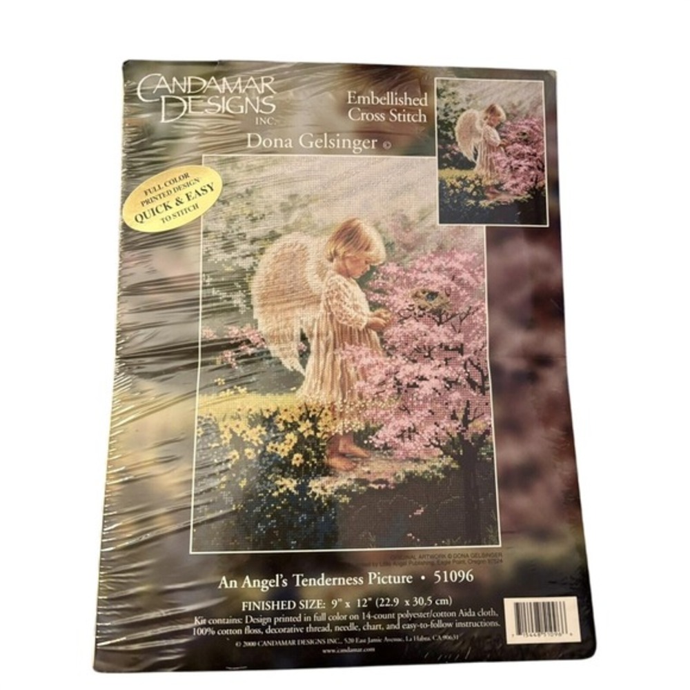 Candamar‎ Designs Dona Gelsinger An Angel's Tenderness Cross Stitch Kit 51096